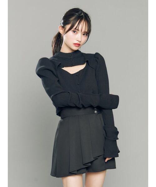 EATME(イートミー)の「カットアウトリブTOP(Tシャツ/カットソー・レディース・アイボリー/グレー/ブラック・FREE)」の17枚目の写真