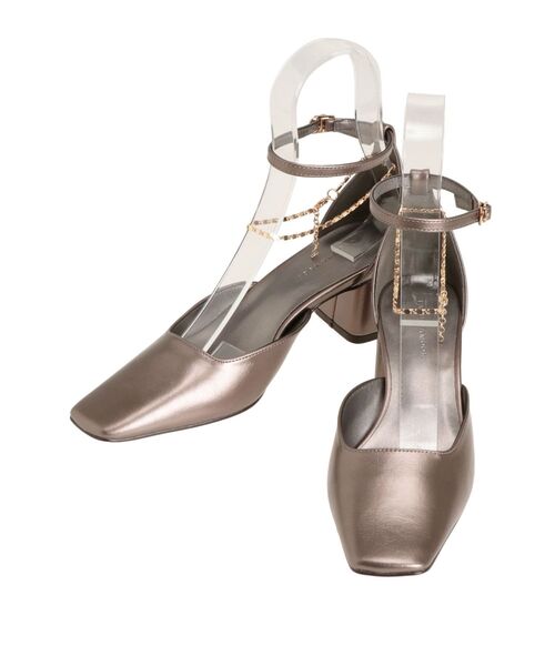 LAGUNAMOON(ラグナムーン)の「LADY2WAYチェーンストラップパンプス(パンプス・レディース・ブロンズ/ベージュ・S/M)」の14枚目の写真