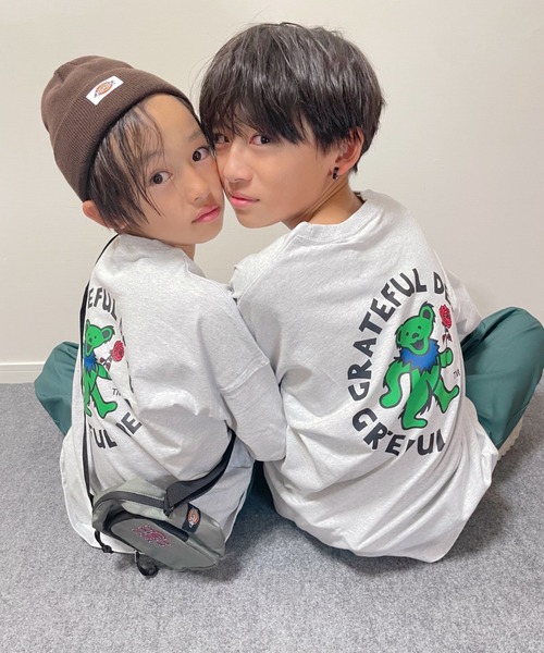 ムラサキスポーツ by RiY（ムラサキスポーツバイアールアイワイ）の「ANTIBAL/アンティバル キッズ ロンT DTEE LTD Dead Bear デッドベア 234AN3LT116（Tシャツ/カットソー・キッズ・ブラック/アイボリー/グレー・160cm/130cm/150cm/140cm）」の3枚目の写真