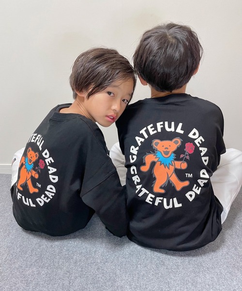 ムラサキスポーツ by RiY（ムラサキスポーツバイアールアイワイ）の「ANTIBAL/アンティバル キッズ ロンT DTEE LTD Dead Bear デッドベア 234AN3LT116（Tシャツ/カットソー・キッズ・ブラック/アイボリー/グレー・160cm/130cm/150cm/140cm）」の2枚目の写真