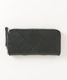 P.I.D（ピーアイディー）の「ピーアイディー【P.I.D】アップサイクルレザー ラウンドロングウォレット（財布）」