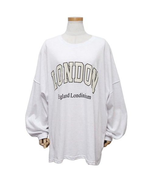 reca(レカ)の「ビッグシルエットロゴロンT(Tシャツ/カットソー・レディース・ブラック/グレー系その他/グレー・FREE)」の9枚目の写真