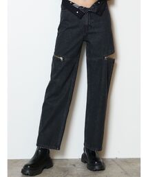 MURUA | サイドジップカットオフデニム(デニムパンツ)