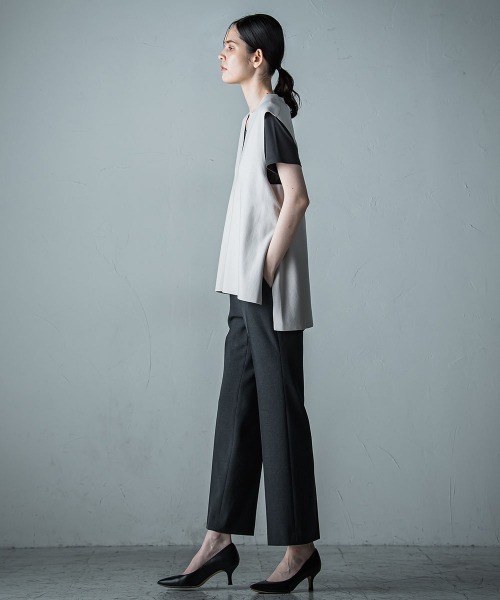 la.f…(ラエフ)の「キーホールネックテンセルニットジレ≪手洗い可能≫(ベスト・レディース・ブラック/グリーン/ベージュ・9号)」の17枚目の写真
