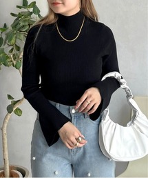 prose verse | フレアスリーブハイネックニット(ニット/セーター)