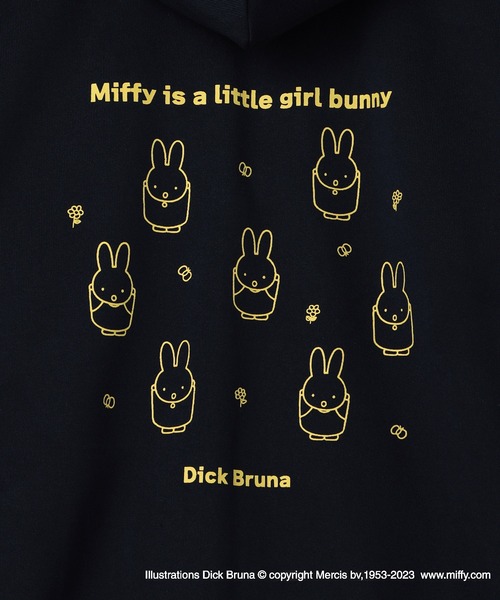 miffy ネイビー Mサイズ トップス Miffy ミッフィーさくらんぼTシャツ ネイビー×80cm ベビーザらス