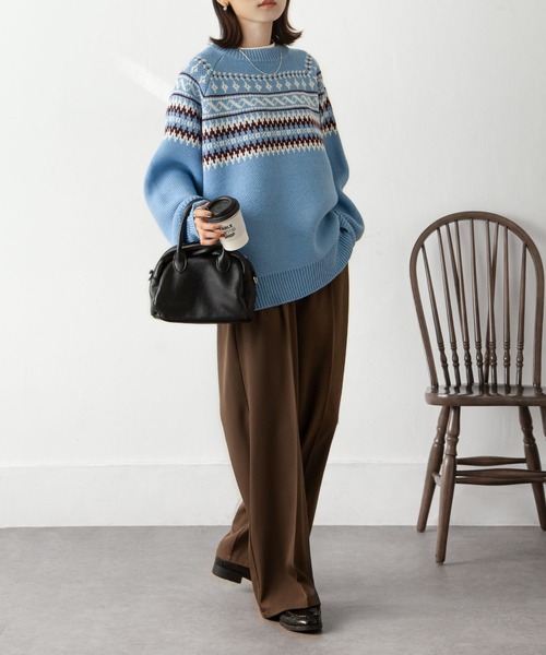 ノルディック柄ニット（ニット/セーター）｜Chillfar（チルファー）の