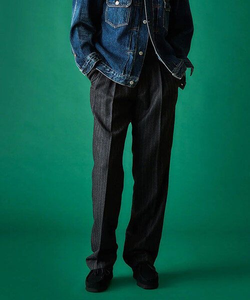 THE SHINZONE(ザ シンゾーン)の「THE SHINZONE | CHALK STRIPE PANTS WOMEN(スラックス・レディース・ネイビー/グレー・32/34/36)」の7枚目の写真