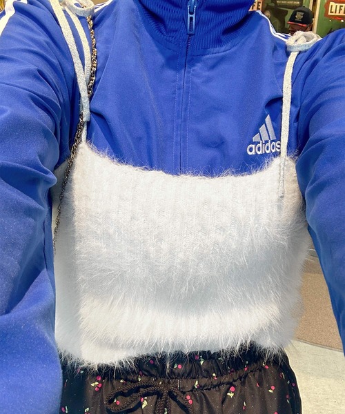 Alley by w closet(アリーバイダブルクローゼット)の「【Alley】ふわふわキャミソール(その他トップス・レディース・ピンク/イエロー/オフホワイト・FREE)」の6枚目の写真