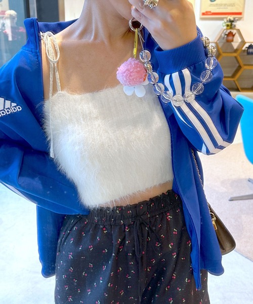Alley by w closet(アリーバイダブルクローゼット)の「【Alley】ふわふわキャミソール(その他トップス・レディース・ピンク/イエロー/オフホワイト・FREE)」の9枚目の写真