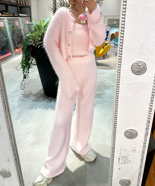 Alley by w closet(アリーバイダブルクローゼット)の「【Alley】ふわふわキャミソール(その他トップス・レディース・ピンク/イエロー/オフホワイト・FREE)」の10枚目の写真