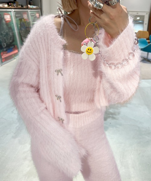 Alley by w closet(アリーバイダブルクローゼット)の「【Alley】ふわふわキャミソール(その他トップス・レディース・ピンク/イエロー/オフホワイト・FREE)」の11枚目の写真