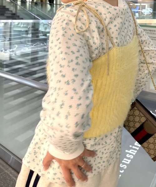 Alley by w closet(アリーバイダブルクローゼット)の「【Alley】ふわふわキャミソール(その他トップス・レディース・ピンク/イエロー/オフホワイト・FREE)」の18枚目の写真