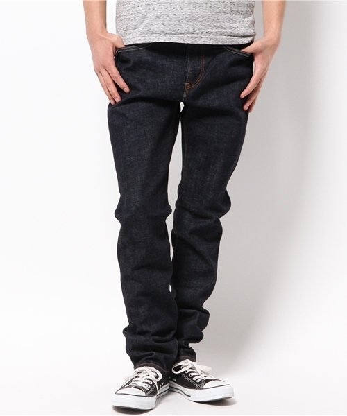 MYSELF ABAHOUSE（マイセルフアバハウス）の「セルビッチストレッチデニムテーパード（デニムパンツ・メンズ・ホワイト/ネイビー・SMALL/LARGE/MEDIUM/XX-LARGE）」の2枚目の写真