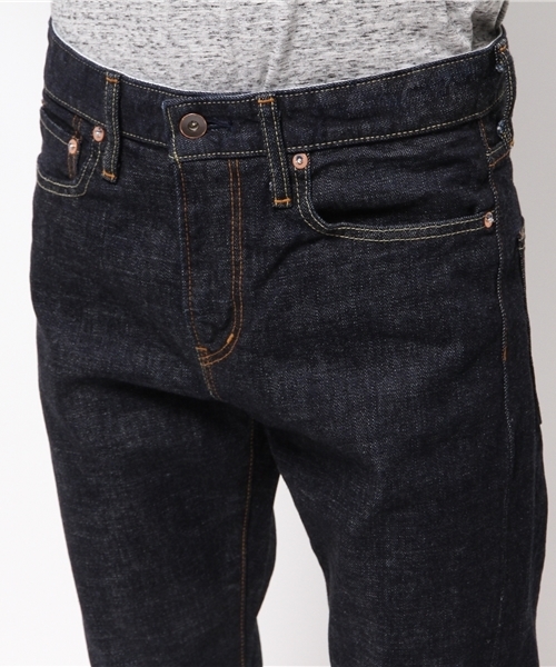 MYSELF ABAHOUSE（マイセルフアバハウス）の「セルビッチストレッチデニムテーパード（デニムパンツ・メンズ・ホワイト/ネイビー・SMALL/LARGE/MEDIUM/XX-LARGE）」の6枚目の写真