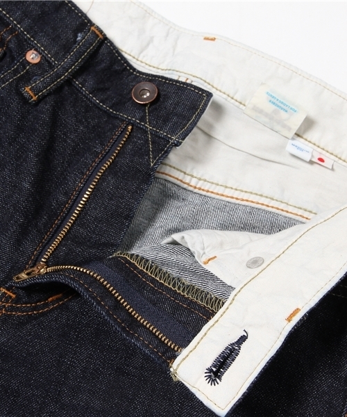 MYSELF ABAHOUSE（マイセルフアバハウス）の「セルビッチストレッチデニムテーパード（デニムパンツ・メンズ・ホワイト/ネイビー・SMALL/LARGE/MEDIUM/XX-LARGE）」の16枚目の写真