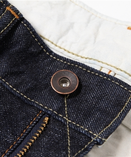 MYSELF ABAHOUSE（マイセルフアバハウス）の「セルビッチストレッチデニムテーパード（デニムパンツ・メンズ・ホワイト/ネイビー・SMALL/LARGE/MEDIUM/XX-LARGE）」の7枚目の写真