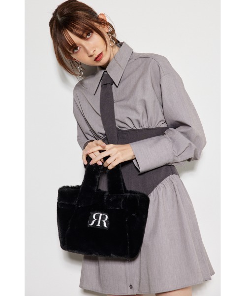 【はな】René ファー付きトートバッグ 黒 Venemia ベネミア | HAYNI ( ヘイニ )《公式通販》