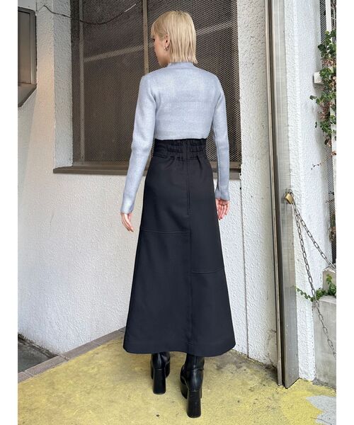 MURUA（ムルーア）の「メタリッククロップトニット（ニット/セーター・レディース・シルバー・FREE）」の6枚目の写真