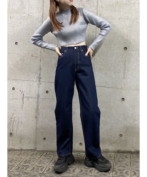 MURUA（ムルーア）の「メタリッククロップトニット（ニット/セーター・レディース・シルバー・FREE）」の21枚目の写真