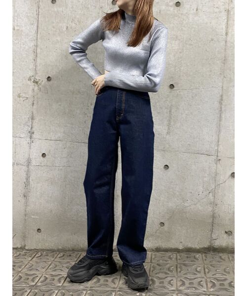 MURUA（ムルーア）の「メタリッククロップトニット（ニット/セーター・レディース・シルバー・FREE）」の22枚目の写真