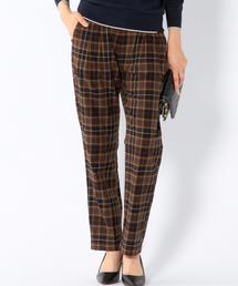 coen | チェックタックチノパンツ(チノパンツ)