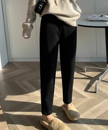裏起毛ペンシルパンツ