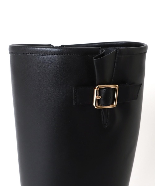 JETEE(ジュテ)の「【JETEE/ジュテ】ベルトモチーフロングブーツ(ブーツ・レディース・ブラック・39/37)」の5枚目の写真