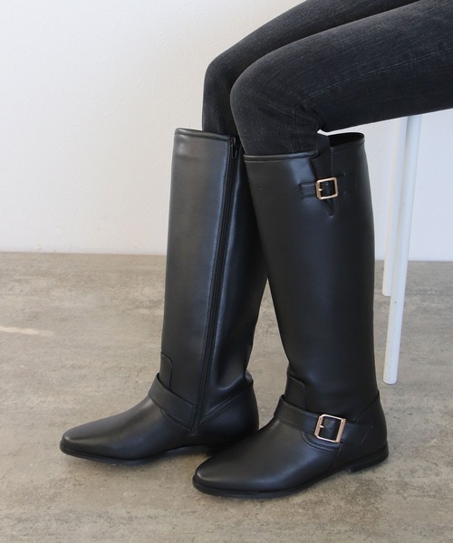JETEE(ジュテ)の「【JETEE/ジュテ】ベルトモチーフロングブーツ(ブーツ・レディース・ブラック・39/37)」の11枚目の写真