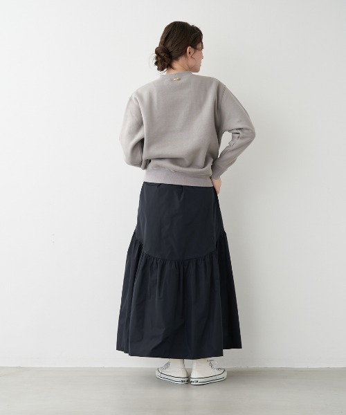 MICA&DEAL✨\"AING\"ロゴ裏起毛スウェット　ネイビー MICA&DEAL✨