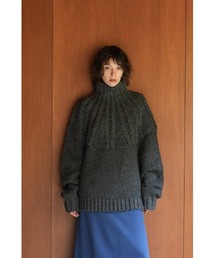 CLANE（クラネ）の「CLANE/クラネ/CHUNKY CABLE HAND KNIT TOPS