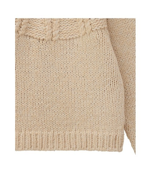 CLANE（クラネ）の「CLANE/クラネ/CHUNKY CABLE HAND KNIT TOPS