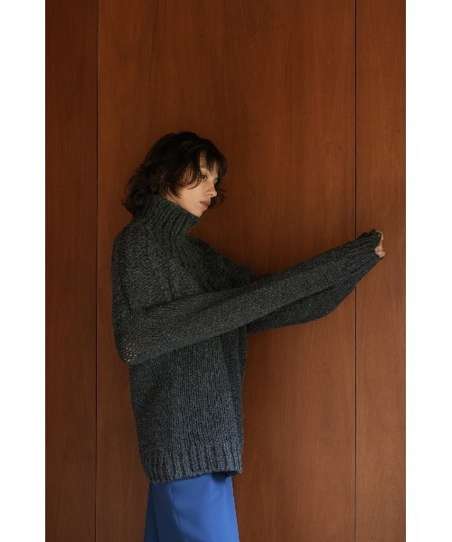 【専用】CLANE HAND CABLE ARCH KNIT TOPS 1 松本恵奈のMUST BUY- CLANEのお気に入りアイテム紹介 “HAND CABLE ARCH