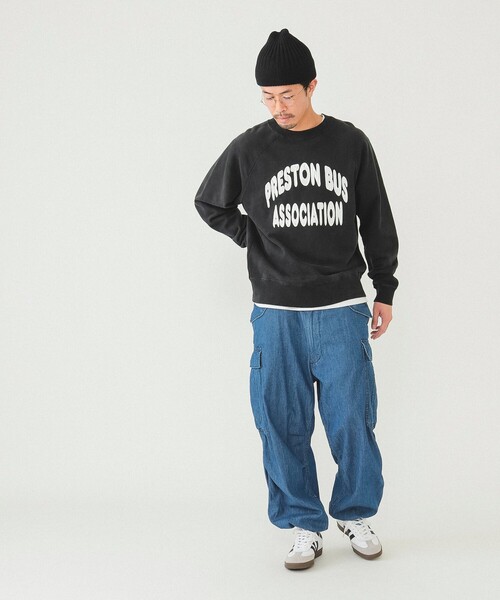 BEAMS（ビームス）の「BEAMS / フェード プリント クルーネック スウェット（スウェット・メンズ・ブラック/シルバー・M/XL/L/S）」の5枚目の写真