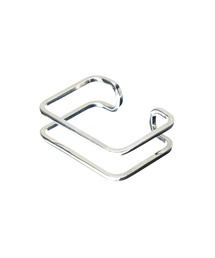 martinique（マルティニーク）の「【PHILIPPE AUDIBERT/フィリップ・オーディベール】スクエアバングル SILVER（バングル/リストバンド）」