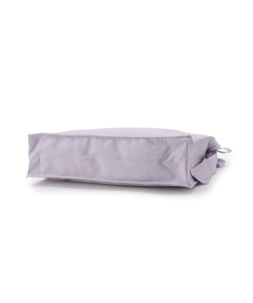 Ober Tashe（オーバータッシェ）の「推しカラーが選べる！“痛バ”にもなるサイドリボントート（トートバッグ・レディース・アイボリー/ブラック/イエロー/ピンク系/パープル系/ブルー・FREE）」の16枚目の写真