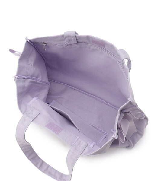 Ober Tashe（オーバータッシェ）の「推しカラーが選べる！“痛バ”にもなるサイドリボントート（トートバッグ・レディース・アイボリー/ブラック/イエロー/ピンク系/パープル系/ブルー・FREE）」の17枚目の写真