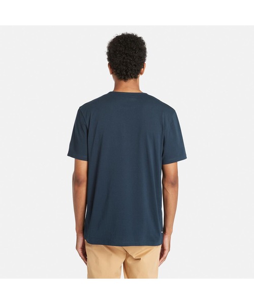 TIMBERLAND★半袖 クルーネック ブーツ ロゴ トップス Tシャツ セール】メンズ 半袖 ブーツ ロゴ Tシャツ（Tシャツ/カットソー