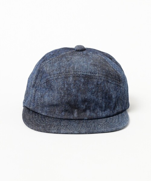 BEAMS PLUS（ビームスプラス）の「Trucker Cap Discharge Print（キャップ・メンズ・インディゴブルー・ONE SIZE）」の2枚目の写真