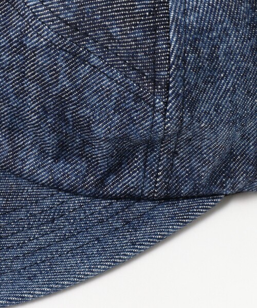 BEAMS PLUS（ビームスプラス）の「Trucker Cap Discharge Print（キャップ・メンズ・インディゴブルー・ONE SIZE）」の4枚目の写真