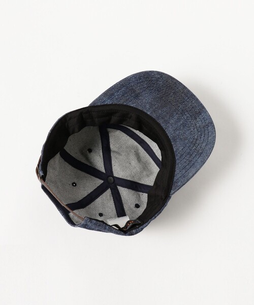 BEAMS PLUS（ビームスプラス）の「Trucker Cap Discharge Print（キャップ・メンズ・インディゴブルー・ONE SIZE）」の5枚目の写真