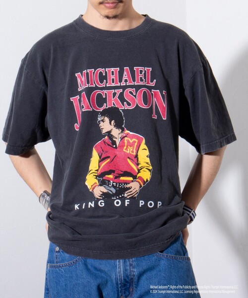 GOOD ROCK SPEED（グッドロックスピード）の「【新柄追加】【GOOD ROCK SPEED/グッドロックスピード】MICHAEL JACKSON TEE by GOOD ROCK SPEED フォトTシャツ（Tシャツ/カットソー・メンズ・ブラック系その他3/ブラック系その他2/ブラック系その他/ブラック系その他4/ブラック系その他5・M/L）」の10枚目の写真