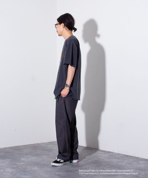 GOOD ROCK SPEED（グッドロックスピード）の「【新柄追加】【GOOD ROCK SPEED/グッドロックスピード】MICHAEL JACKSON TEE by GOOD ROCK SPEED フォトTシャツ（Tシャツ/カットソー・メンズ・ブラック系その他3/ブラック系その他2/ブラック系その他/ブラック系その他4/ブラック系その他5・M/L）」の16枚目の写真