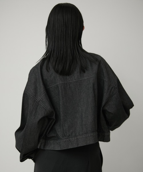 アンスリード ブラック クロップドブルゾン アンスリード ブラック クロップドブルゾン