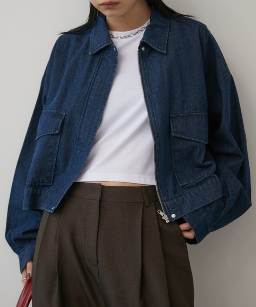 ymPatou クロップドブルゾン セール】ルーズクロップドブルゾン（ブルゾン）｜Aunt Marie's（アント