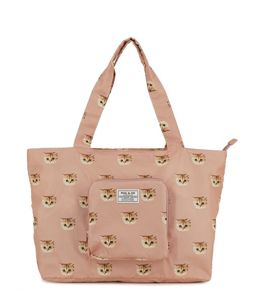 PAUL&JOE(ポールアンドジョー)の「折りたたみトートバッグ<ヌネット>/PAUL & JOE ACCESSOIRES(トートバッグ・レディース・ベージュ/ピンク系その他/ネイビー・FREE)」の3枚目の写真