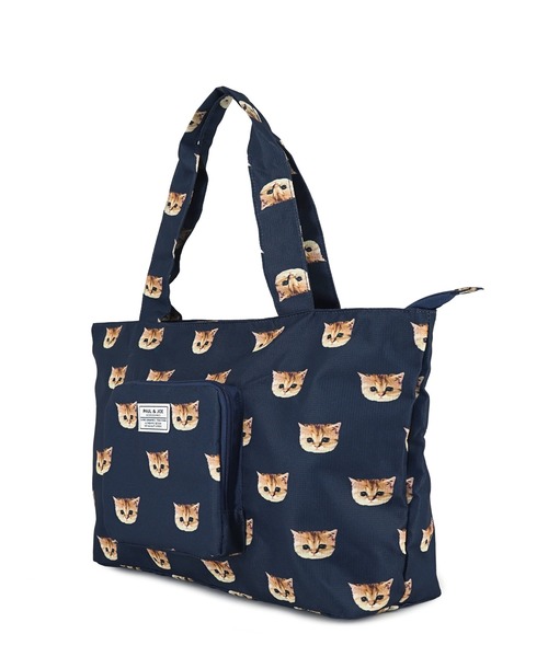 PAUL&JOE(ポールアンドジョー)の「折りたたみトートバッグ<ヌネット>/PAUL & JOE ACCESSOIRES(トートバッグ・レディース・ベージュ/ピンク系その他/ネイビー・FREE)」の9枚目の写真