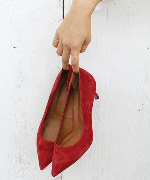 CIAOPANIC TYPY（チャオパニックティピー）の「ビッグスエードパンプス（パンプス・レディース・ベージュ/ボルドー/ネイビー/ブラック・38/36/37）」の4枚目の写真