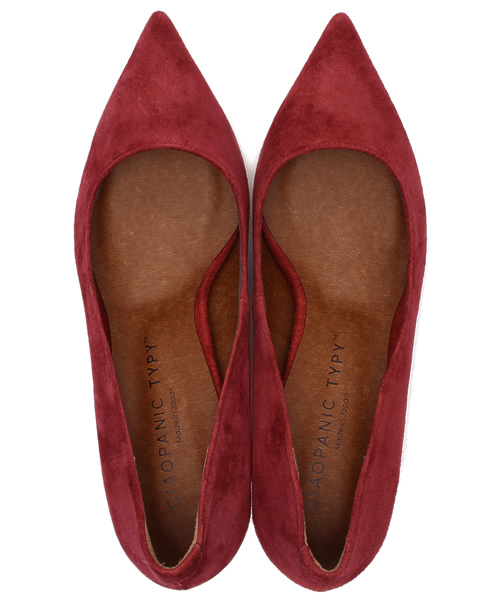 CIAOPANIC TYPY（チャオパニックティピー）の「ビッグスエードパンプス（パンプス・レディース・ベージュ/ボルドー/ネイビー/ブラック・38/36/37）」の5枚目の写真