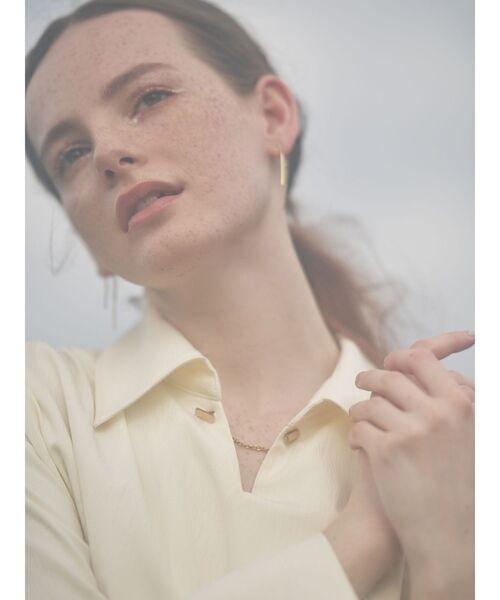 RESEXXY（リゼクシー）の「ワイドスリーブクロップドシャツ【セットアップ着用可能】（シャツ/ブラウス・レディース・ベージュ/アイボリー/ブラック・FREE）」の22枚目の写真